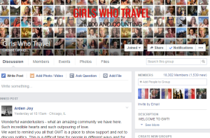 Screenshot of my favorite Facebook travel group. I learn so much from these posts!
